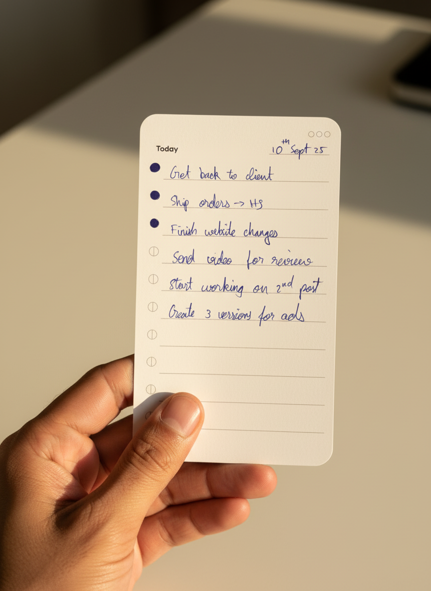 Focus: Task Cards