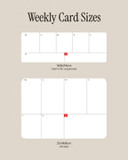 Focus Weekly Cards Small