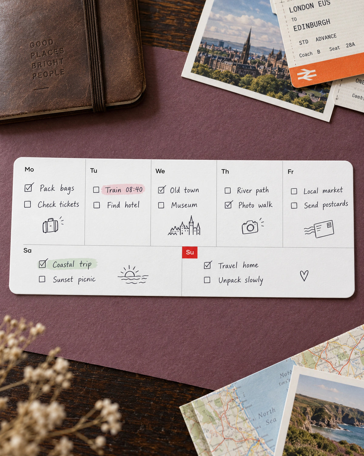 Focus Weekly Cards Small