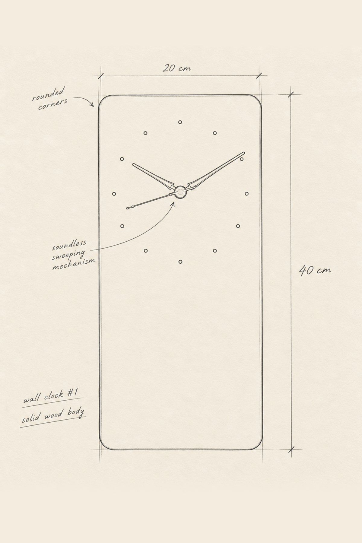 Solid Wall Clock